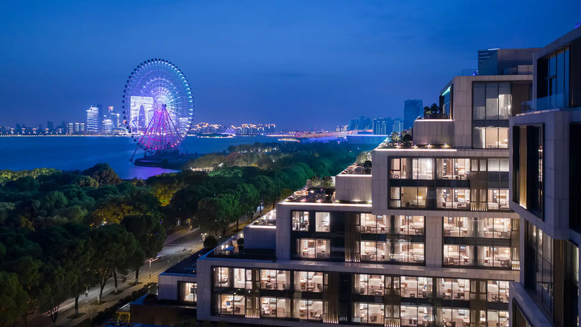 Aerial View at Park Hyatt Suzhou