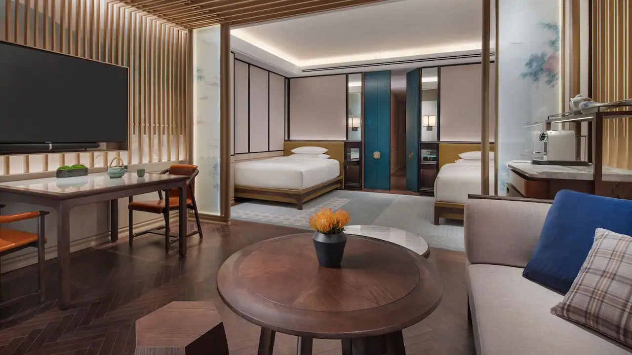 Twin Room at Park Hyatt Suzhou